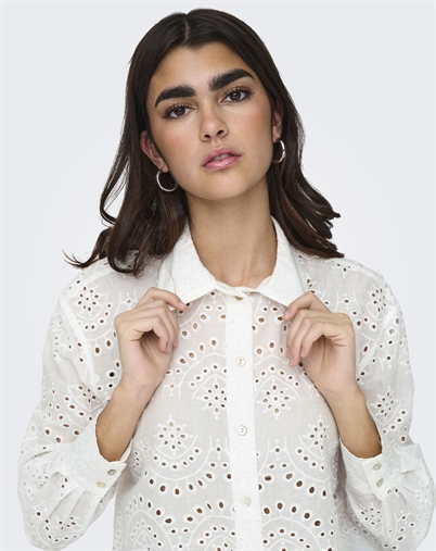 Only - ONLValais Skjorte - Cloud Dancer 